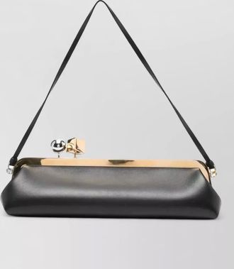 Jacquemus salon rectangular clutch bag shoulder strap