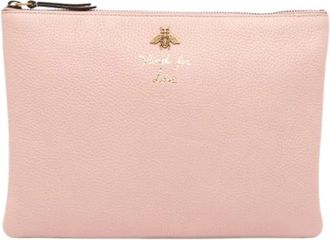 Gucci Pre-owned Clutches, female, Pink, Size: ONE SIZE Pre-owned Clutch