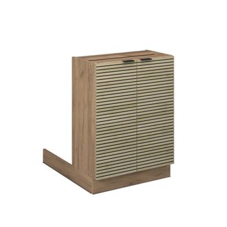 Vicco Isla De Cocina Fame-line, Panel De Roble, 60 Cm Sin Encimera