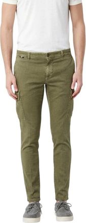 Mason's Chile Delamere Cargo Pants - Heren - Slim Fit Broeken - Groen - S - Katoen - Broeken