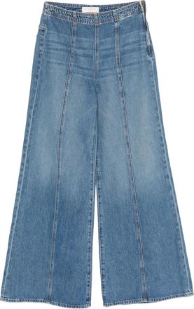 Ulla Johnson Jeans a gamba ampia in cotone - Blu