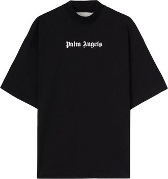 Palm Angels Classic Logo cotton T-shirt - women - Cotton - M - Black