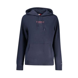Tommy Hilfiger Hooded Sweatshirt - Dames - Hoodies - Blauw - XS - Katoen - Hoodies & sweatvesten