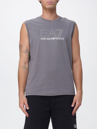 Emporio Armani Canotta in cotone con logo stampato