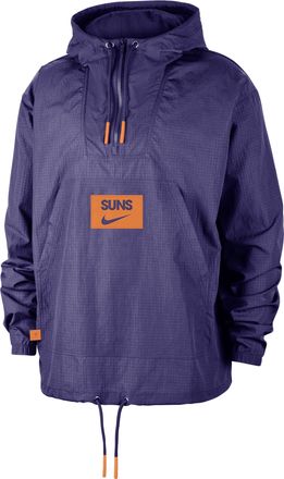 Nike Phoenix Suns Club Courtside Nike Mens NBA Anorak in Purple | FZ7654-566