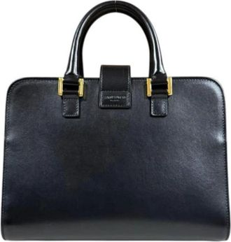 Saint Laurent Pre-owned Handbags, female, Black, Size: ONE SIZE Pre-owned Vintage Handbag