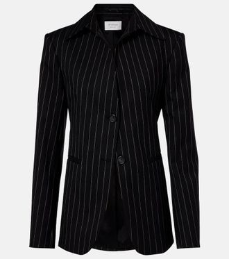 Sportmax Blazer Rive in gabardine di misto lana