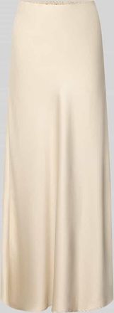 Vero Moda Ausgestellter Midi-Rock mit elastischem Bund Modell MERLE in Ecru, Größe XS