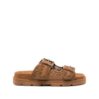 Mou Sliders, female, Brown, Size: 10 US Low Bio Sandal Monochrome