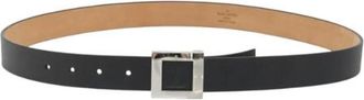 Louis Vuitton Pre-owned Vintage Leren Riem - Dames - Vintage Accessoires - Zwart - ONE Size - Leer - Vintage