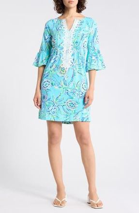 Lilly Pulitzer Krystal Shift Dress in Bermuda Blue Turtle at Nordstrom Rack, Size Xx-Small
