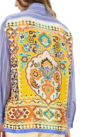 Etro Striped Cotton Shirt - Blue
