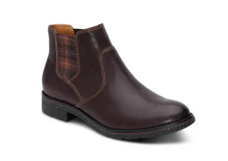 Aetrex Womens Kaylee Booties In Dark Brown