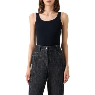 Akris Wool Tank in Black at Nordstrom, Size 14