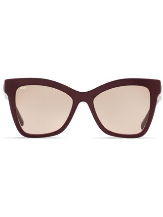 MCM Occhiali da sole 712S a farfalla - Rosso