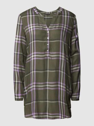 Montego Montego Bluse mit Tunikakragen in Schilf, Gr&ouml;&szlig;e 34