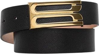 Victoria Beckham Dames, Accessoires, Zwart, Maat: 90 CM Leer