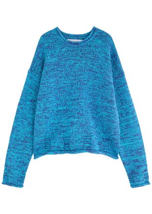 J.W.Anderson Space-dyed Cotton-blend Jumper - Blue - M