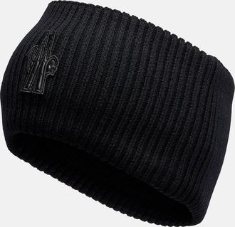 Moncler Ribbed-knit virgin wool headband
