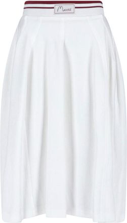 Marni Timeless White Skirt With Minimalist Design
