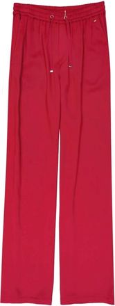 Herno Wijde Broek - Dames - Wijde Broeken - Rood - M - Broeken