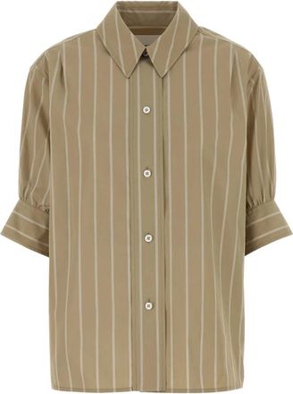 Jil Sander Gestreept overhemd - Beige