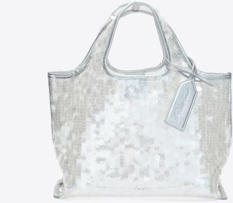 3.1 Phillip Lim Sequin Mini Market Tote in Silver at Nordstrom