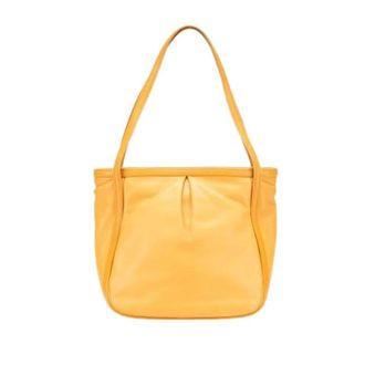 Loewe Pre-owned Handbags, female, Yellow, Size: ONE SIZE Pre-owned Leather Tote