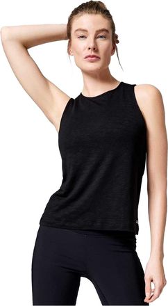 Casall Casall Dames/Dames Zachte Ronde Hals Regelmatige Tanktop (Zwart)