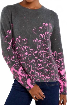Lisa Todd Love Spiral Sweater In Shale