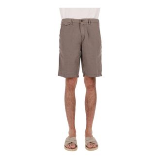 Myths Bermuda in lino-cotone - male - Myths - Casual Shorts - Brown - M - Shorts