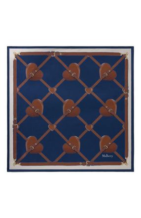 Mulberry Heart Pocket Square in Pigment Blue at Nordstrom