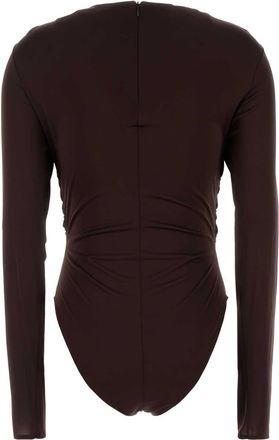 Balmain Twist Bodysuit - Brown