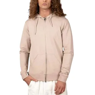 Anonym Apparel Hoodies & sweatvesten, Heren, Beige, 2Xl, Katoen, Kim Zipped Hooded Jumper
