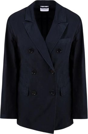 Aspesi Jassen - Dames - Blazers - Blauw - M - Katoen - Jassen