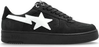 A Bathing Ape Sportschoenen met logo - Dames - Sneakers - Zwart - 37 1/2 EU - Leer - Schoenen