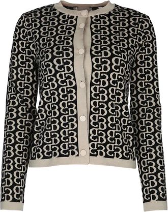 iBlues Cardigan con monogramma - Nero