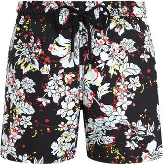 Vilebrequin x Palm Angels Costume da bagno Flower Splash - Nero