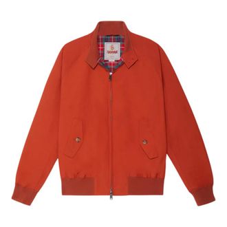 Baracuta Bomber Jackets, male, Orange, Size: 2XL G9 Harrington Blouson