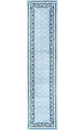 Jonathan Y Designs Acanthus French Border Area Rug in Blue/navy at Nordstrom, Size 3Ft 0In X 5Ft 0In