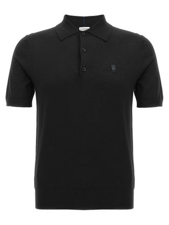 Burberry Mens Wool Polo Shirt