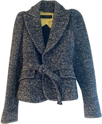 Dsquared2 Wool Belted Coat Size S