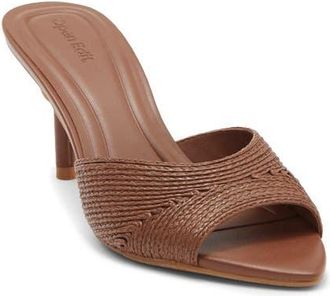 Open Edit Micah Heeled Sandal in Brown Russet at Nordstrom, Size 6.5