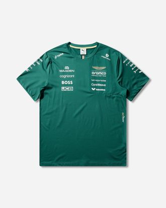 Puma ASTON MARTIN ARAMCO F1 TEAM Replica T-Shirt Green Lux