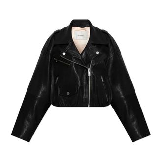 Gestuz Leather Jackets, female, Black, Size: XS GZdiana Leather jacket