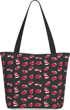 AOOEDM Beef Steaks Meat Cuts Ladies Shopping Bag 13x11x7in.The Perfect ValentineS Day Gift.It Is The Best ValentineS Day Gift For Mom, Daughter, Wife,Etc