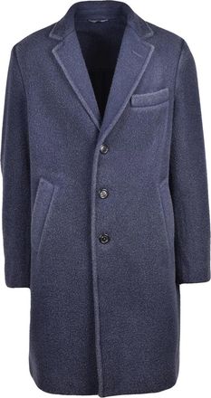 Circolo 1901 Blue Casentino Virgin Wool-Blend Coat