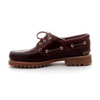 Timberland 3-Eye Lug Handsewn Boat Shoe - Heren - Bootschoenen - Rood - 41 EU - Leer - Schoenen