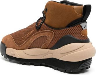 Nike Womens Sneaker Brown Leather Rubber
