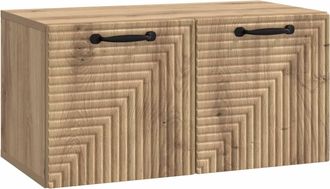 vidaXL Mueble Para Tv De Pared 59,5 X 31 X 30 Cm Roble Artisan Vidaxl